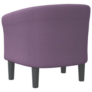 Clubsessel Lila Stoff