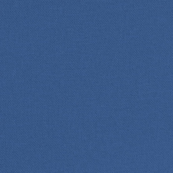 Blauer Clubsessel mit Fußhocker