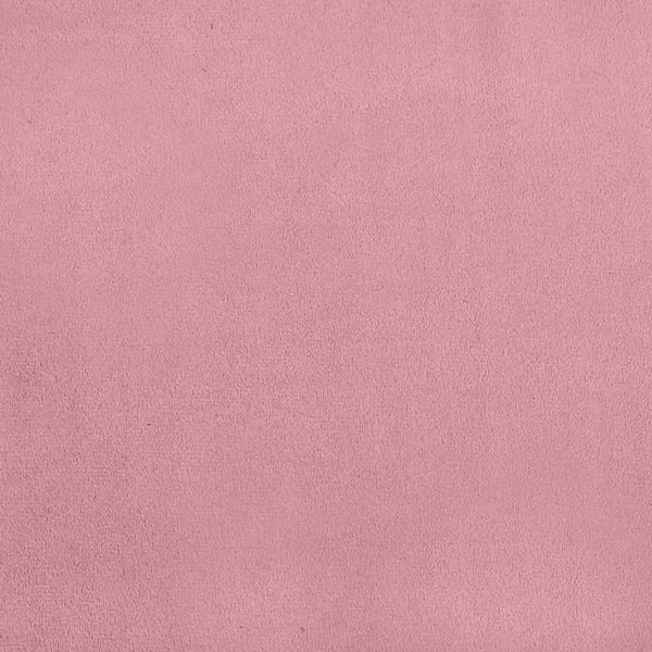 Clubsessel Rosa Samt mit Fußhocker