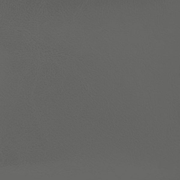 Clubsessel mit Hocker, Grau Kunstleder