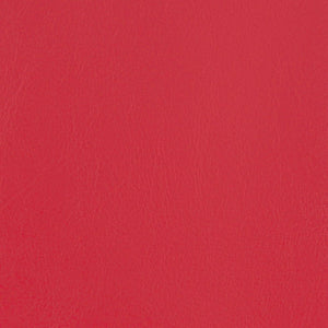 Clubsessel mit Hocker, Rot Kunstleder