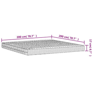 Schaumstoffmatratze 200x200 cm H2/H3