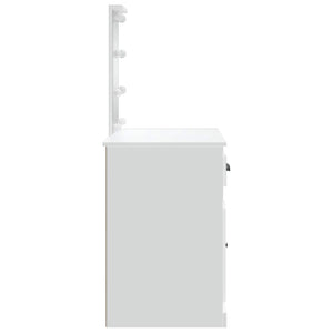 Schminktisch mit LED Beleuchtung Weiß 90cm
