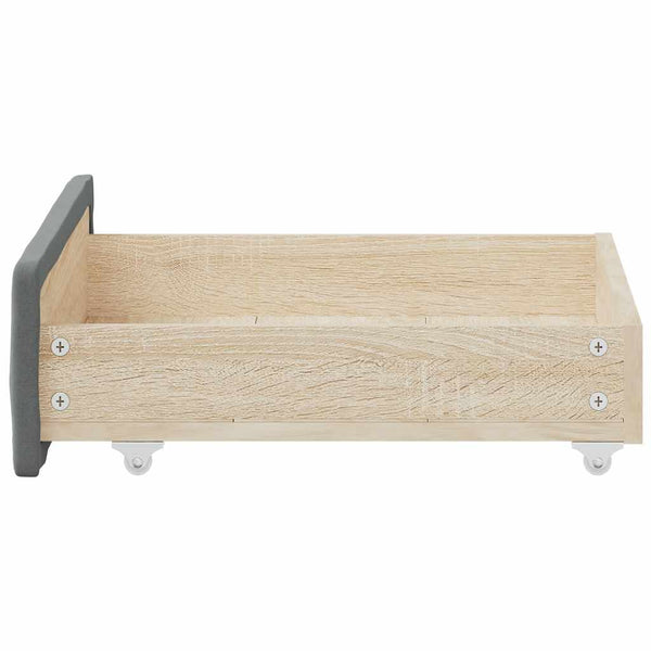 Bettschubladen Dunkelgrau 2er-Set
