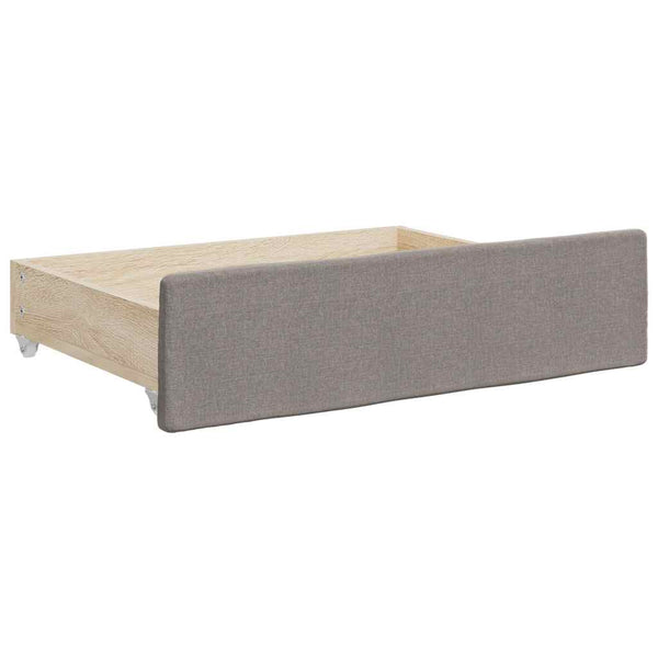 Bettschubladen 2er-Set Taupe