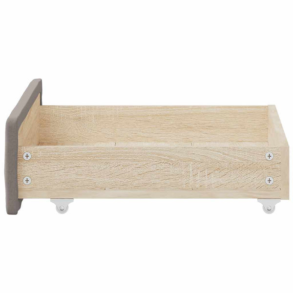 Bettschubladen 2er-Set Taupe