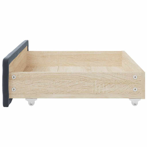Bettschubladen Dunkelgrau 2er Set