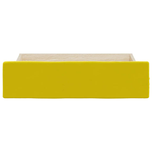 Gelbe Bettschubladen 2er-Set