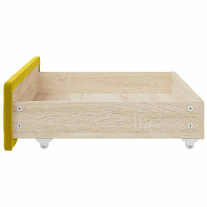 Gelbe Bettschubladen 2er-Set