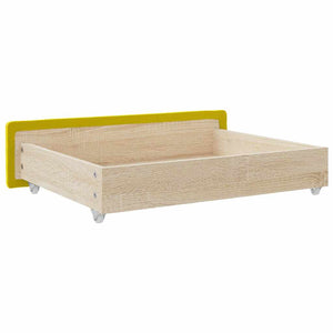 Gelbe Bettschubladen 2er-Set