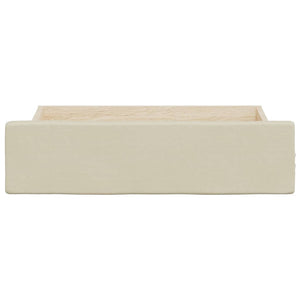 Bettschubladen 2er-Set Creme
