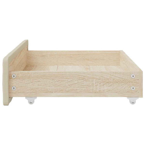 Bettschubladen 2er-Set Creme