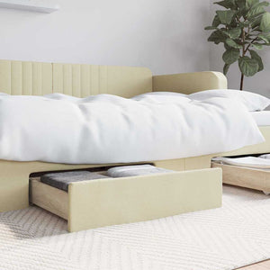 Bettschubladen 2er-Set Creme