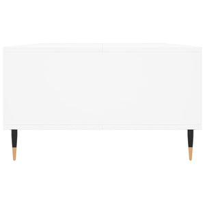 Weißer Couchtisch mit Stauraum, 104 cm