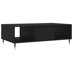 Schwarzer Couchtisch 104x60 cm