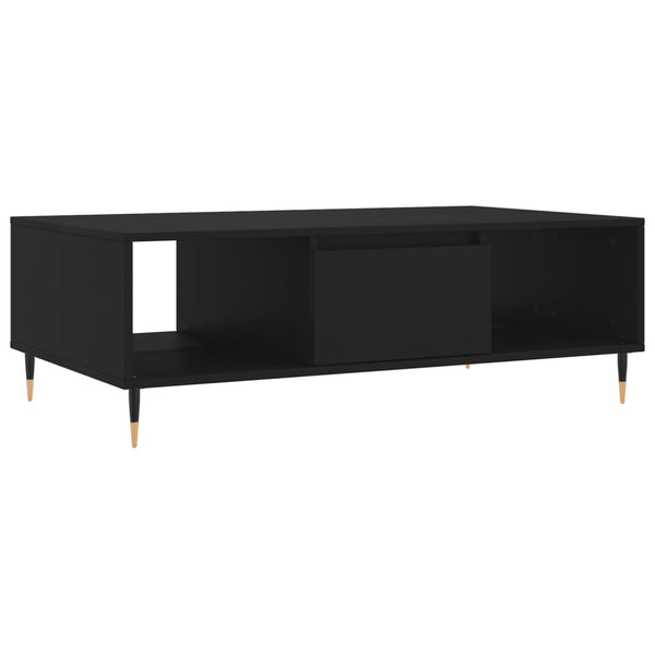 Schwarzer Couchtisch 104x60 cm