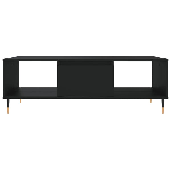 Schwarzer Couchtisch 104x60 cm
