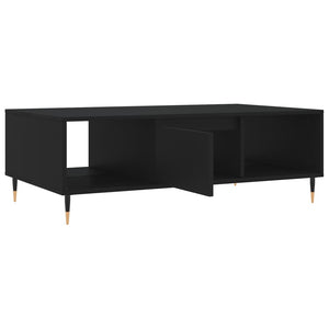 Schwarzer Couchtisch 104x60 cm