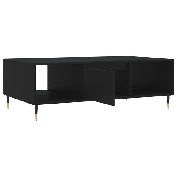 Schwarzer Couchtisch 104x60 cm