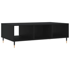 Schwarzer Couchtisch 104x60 cm