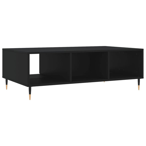 Schwarzer Couchtisch 104x60 cm