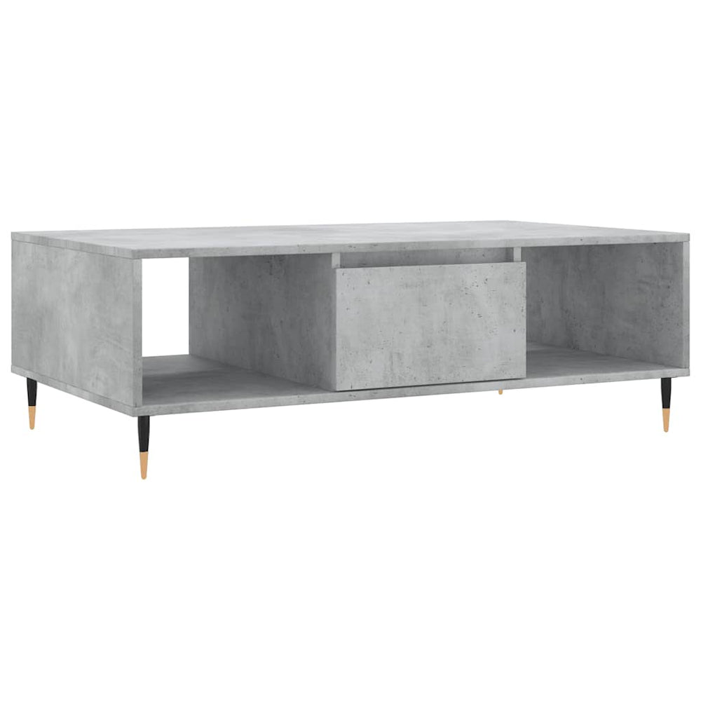 Betongrauer Couchtisch 104x60 cm