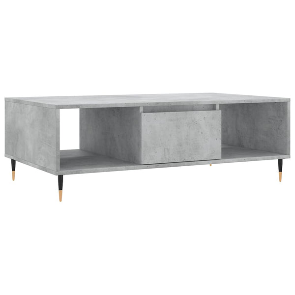 Betongrauer Couchtisch 104x60 cm