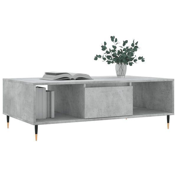 Betongrauer Couchtisch 104x60 cm