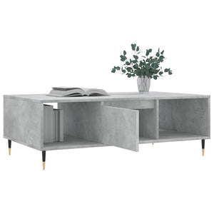 Betongrauer Couchtisch 104x60 cm
