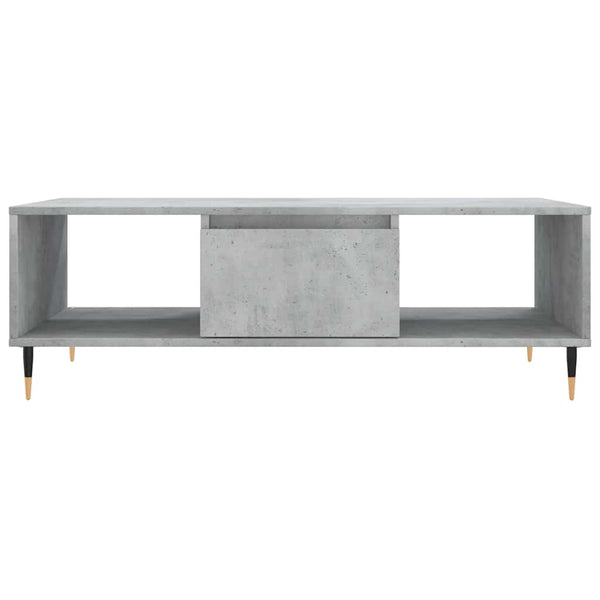 Betongrauer Couchtisch 104x60 cm