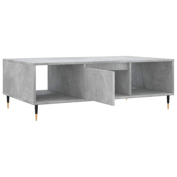 Betongrauer Couchtisch 104x60 cm