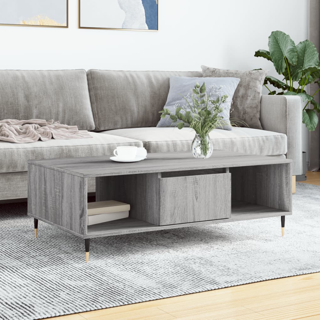 Couchtisch Grau Sonoma 104x60 cm