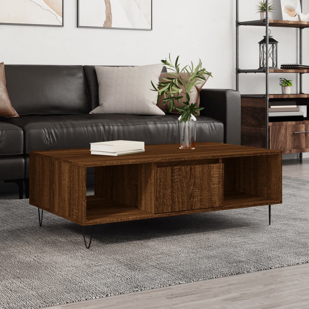 Couchtisch Braun Eichenoptik 104 cm