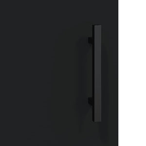 Schwarzer Wandschrank 69,5x34x90 cm
