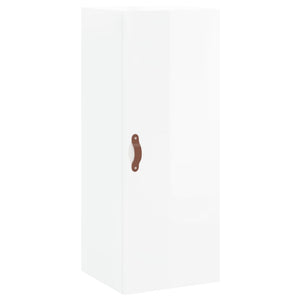 Hochglanz Weiß Wandschrank 34,5x34x90 cm