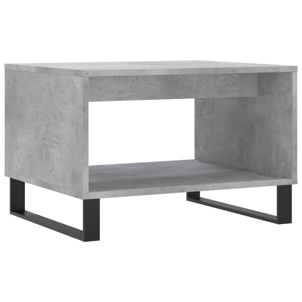 Betongrau Couchtisch 60x50 cm