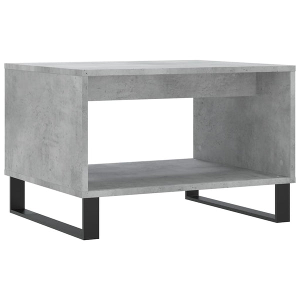Betongrau Couchtisch 60x50 cm