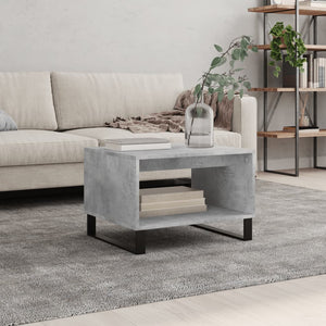 Betongrau Couchtisch 60x50 cm