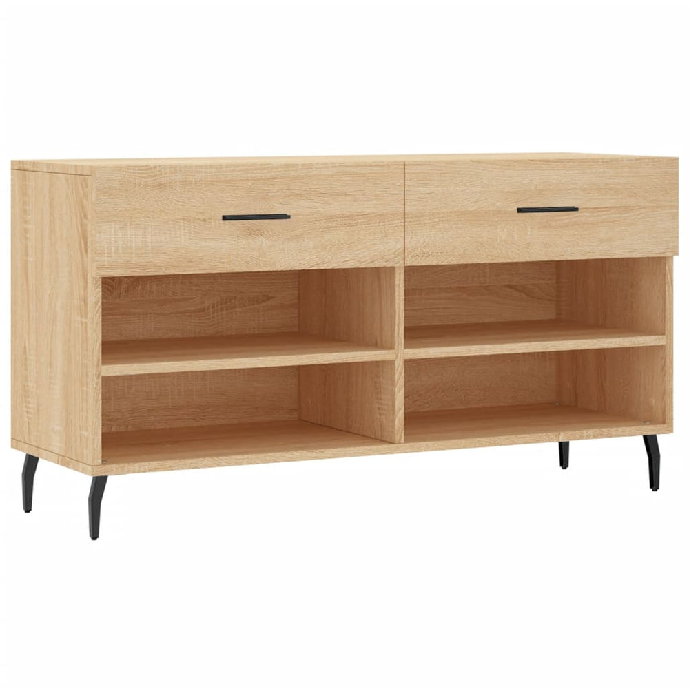 Schuhbank Sonoma Eiche 102x35x55 cm
