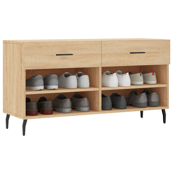 Schuhbank Sonoma Eiche 102x35x55 cm