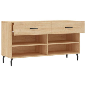 Schuhbank Sonoma Eiche 102x35x55 cm