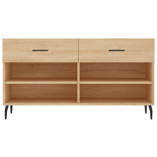Schuhbank Sonoma Eiche 102x35x55 cm