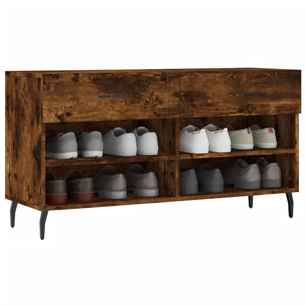 Schuhbank Räuchereiche 102 cm