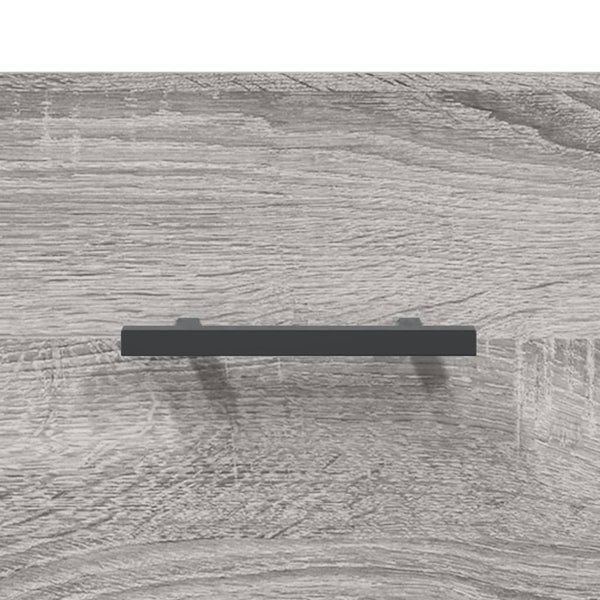 Schuhbank Grau Sonoma mit Stauraum