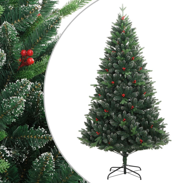Klappbarer Weihnachtsbaum mit Beeren 240cm