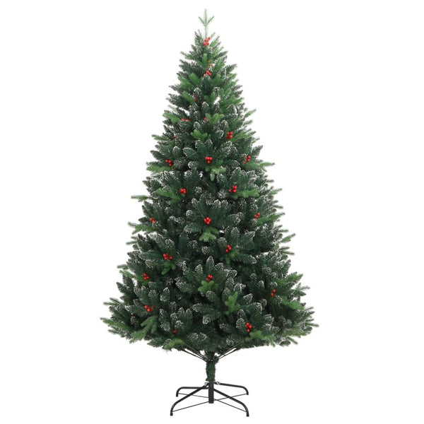 Klappbarer Weihnachtsbaum mit Beeren 240cm