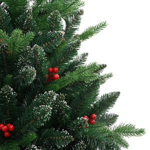 Klappbarer Weihnachtsbaum mit Beeren 240cm