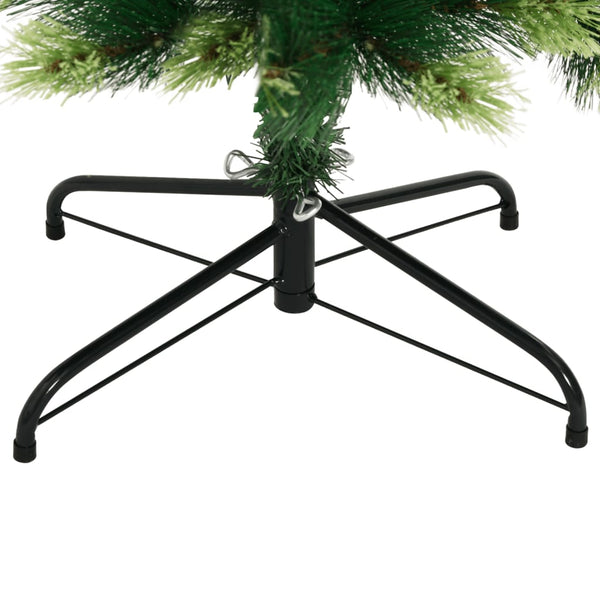 vidaXL Sapin de Noël Artificiel Pliant avec Support 150 cm