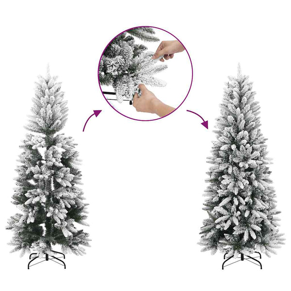Beschneiter künstlicher Weihnachtsbaum, 150 cm