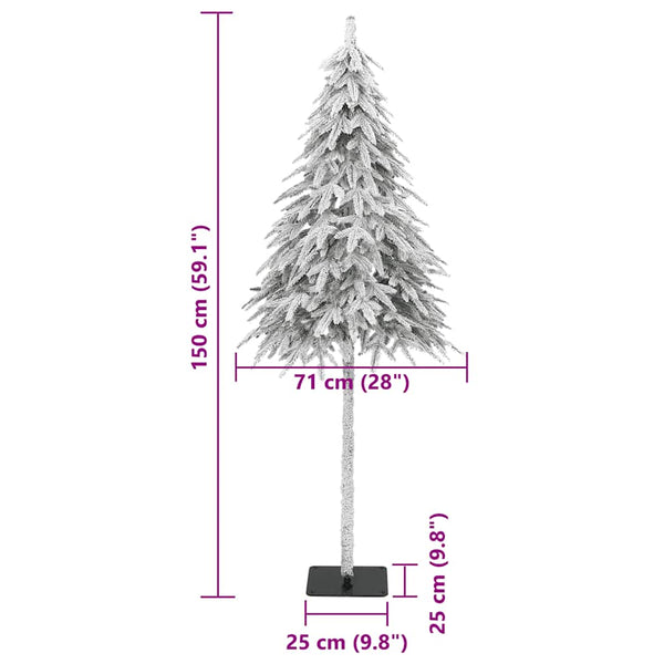 Beschneiter künstlicher Weihnachtsbaum, 150 cm